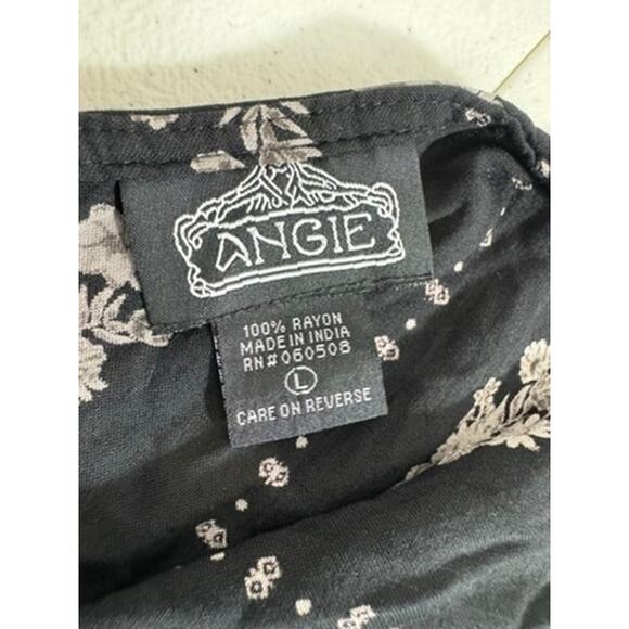 "ANGIE" Babydoll, Tank Top,Whimsy Goth, Dark Fairy, Dark Romantic,Flowing, L - Picture 6 of 8